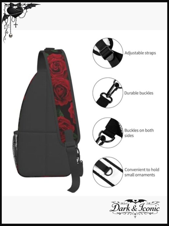 Sling Backpack Crossbody Chest Bag Daypack Hiking Travel Unisex main image 5